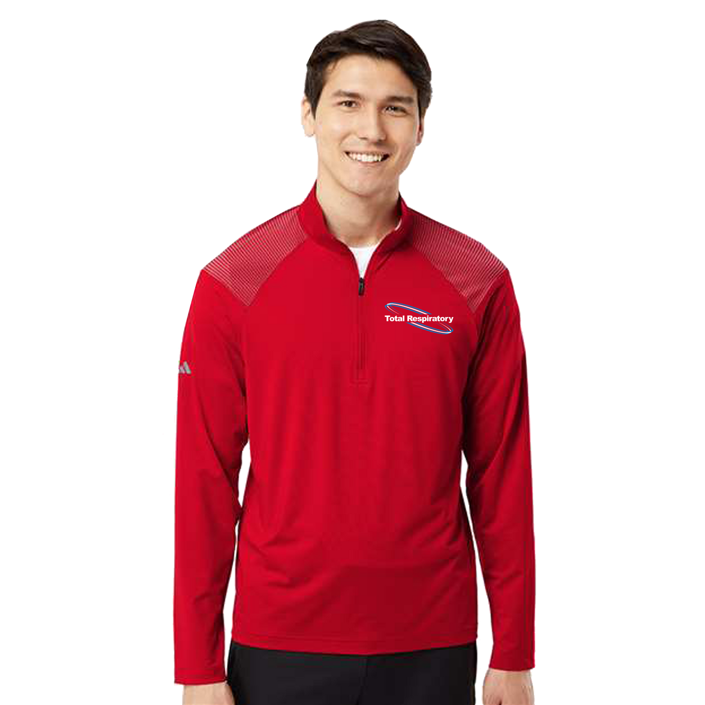Adidas - Shoulder Stripe Quarter-Zip Pullover