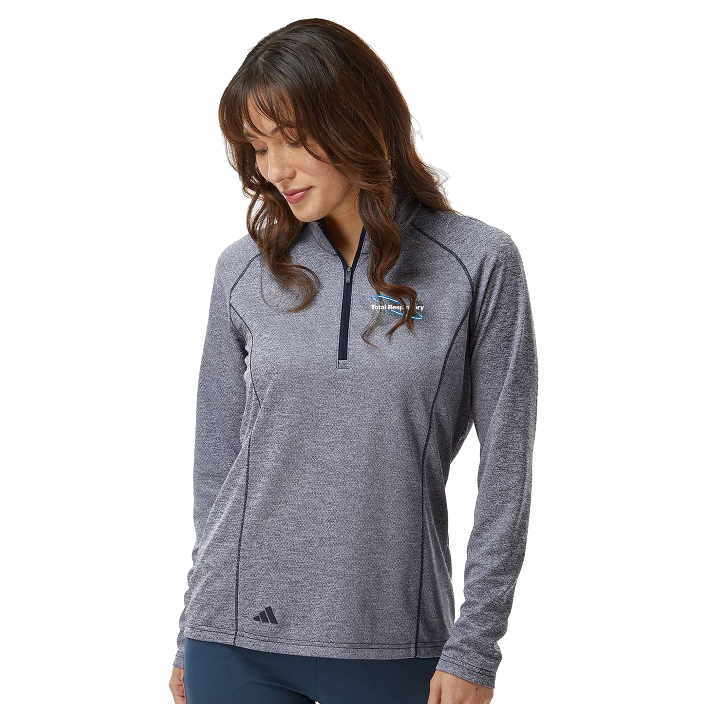 Adidas - Women's Space Dyed Quarter-Zip Pullover