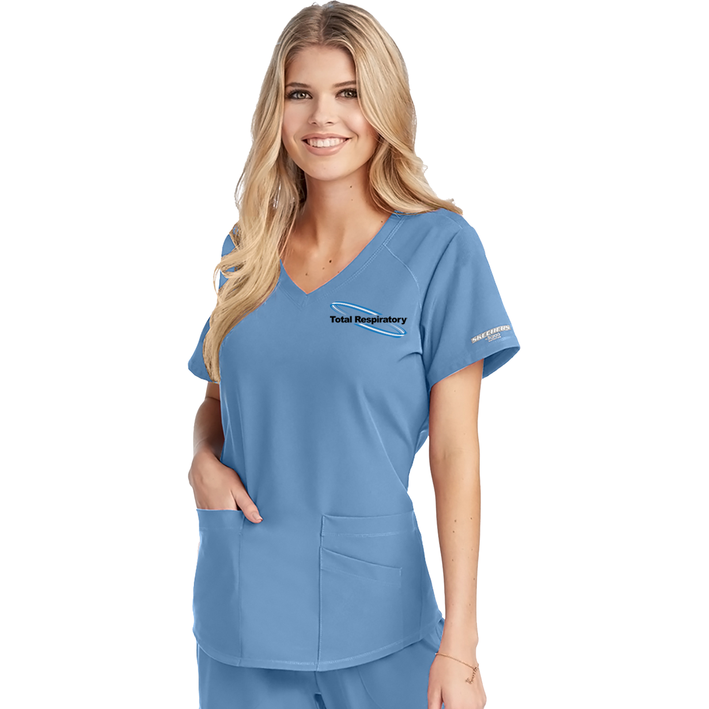 Sketcher Womens V-Neck Scrub Top