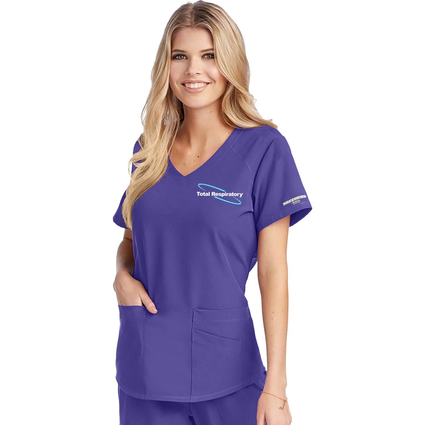Sketcher Womens V-Neck Scrub Top