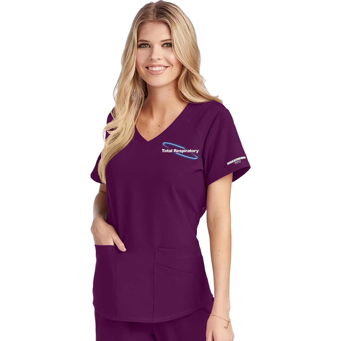 Sketcher Womens V-Neck Scrub Top