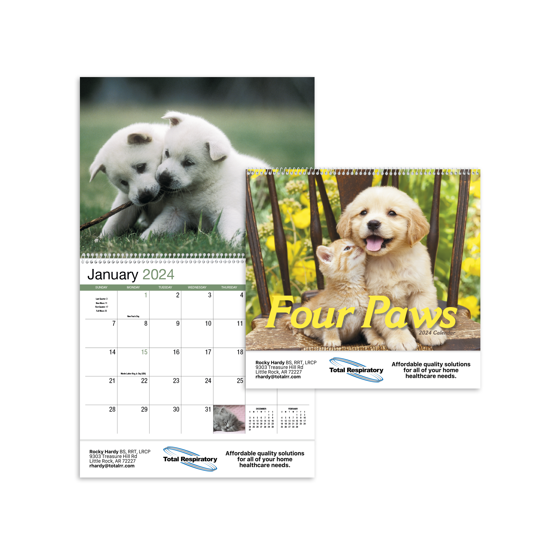 Calendar Four Paws Total Respiratory