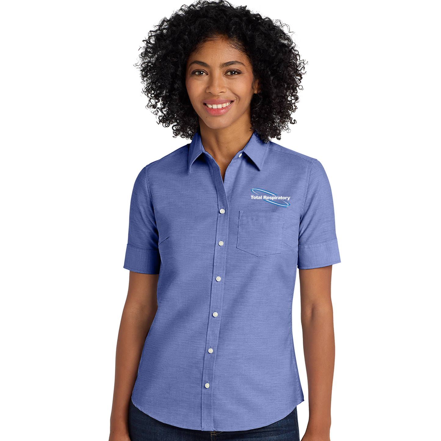 Port Authority® Women's Short Sleeve SuperPro™ Oxford Shirt