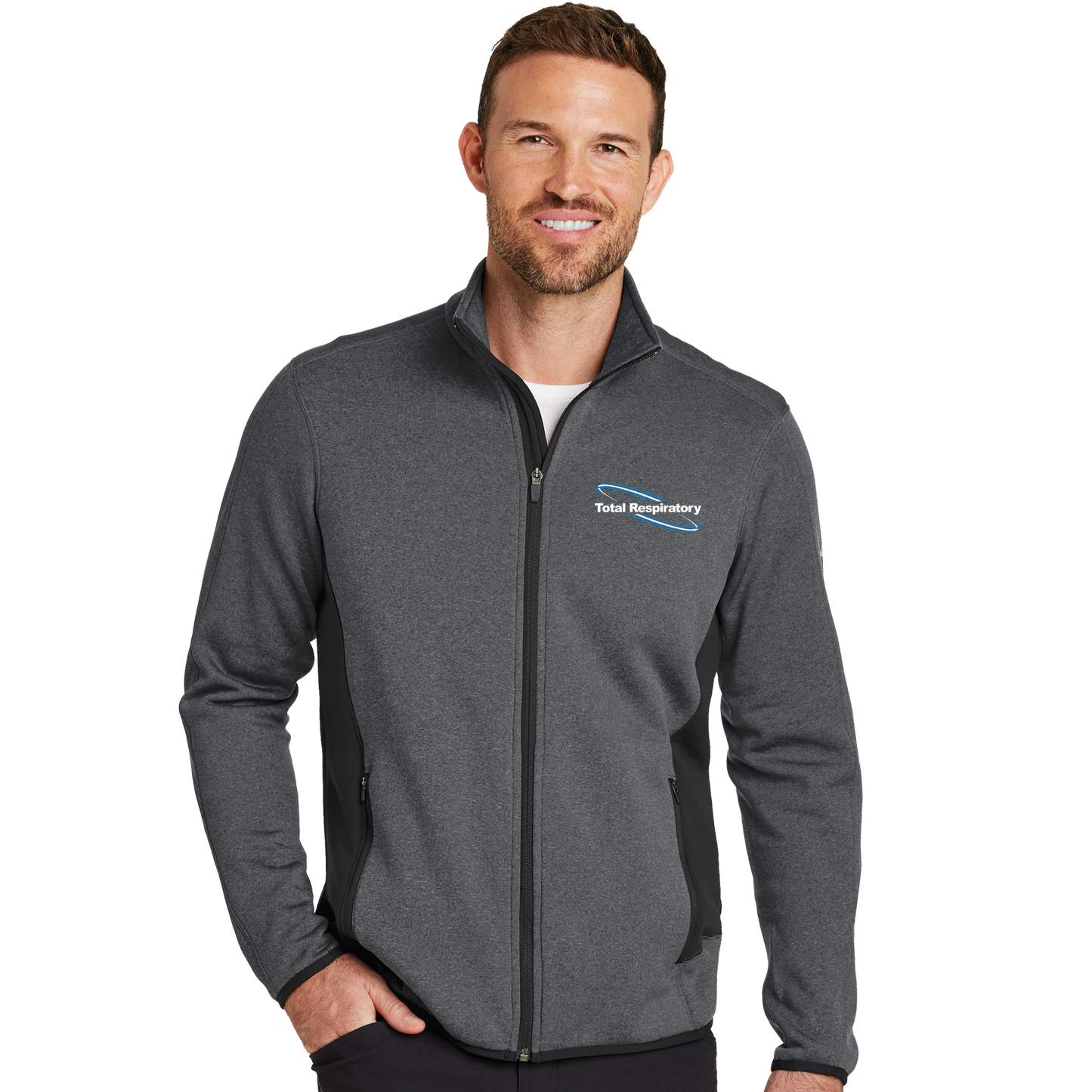 Eddie Bauer® Full-Zip Heather Stretch Fleece Jacket
