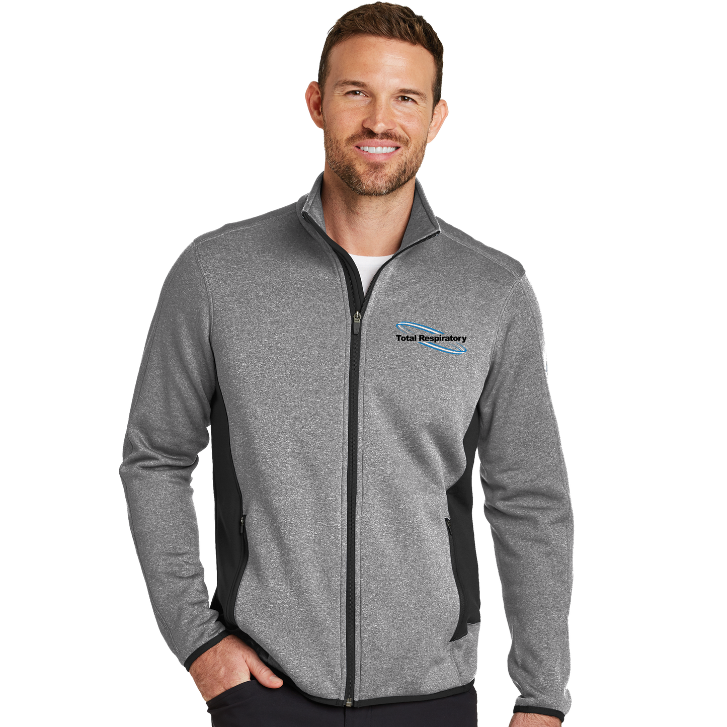 Eddie Bauer® Full-Zip Heather Stretch Fleece Jacket