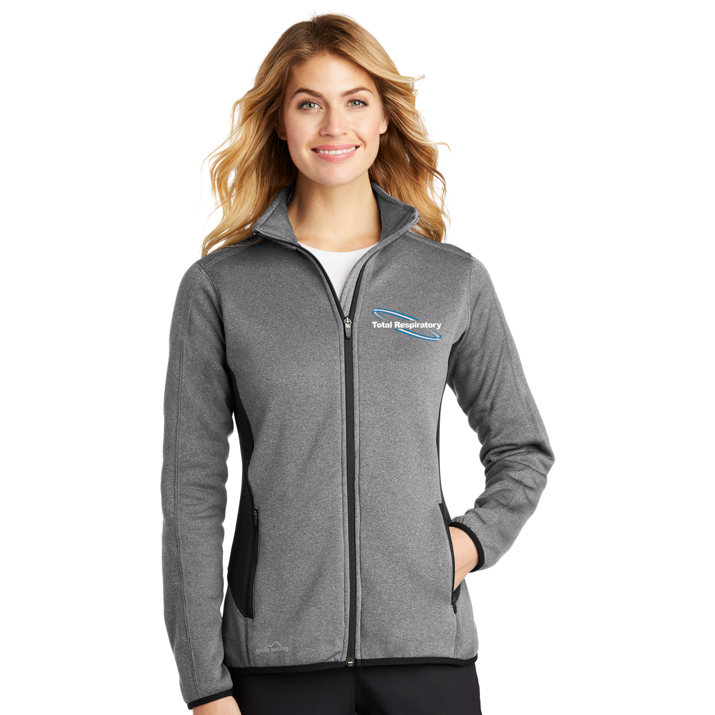 Eddie Bauer® Ladies Full-Zip Heather Stretch Fleece Jacket