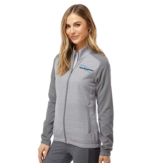 Adidas - Women's Heather Block Full-Zip Windshirt