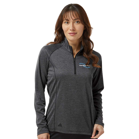 Adidas - Women's Space Dyed Quarter-Zip Pullover