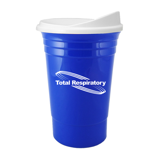 16 oz. Double Wall Insulated Plastic Cup w/ Lid