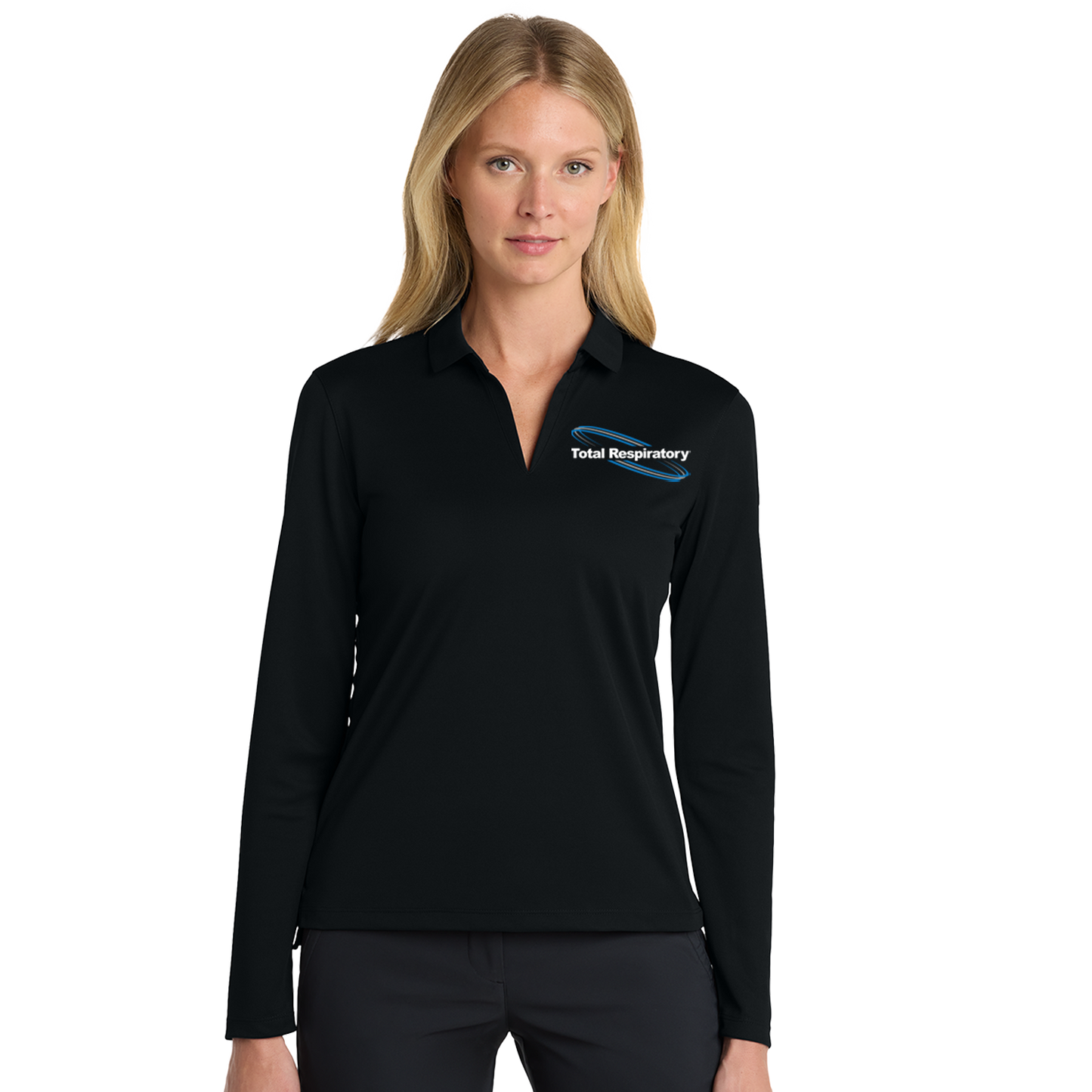 Nike Women's Dri-FIT Micro Pique 2.0 Long Sleeve Polo
