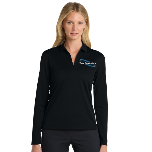 Nike Women's Dri-FIT Micro Pique 2.0 Long Sleeve Polo
