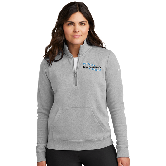 Nike Women's Club Fleece Sleeve Swoosh 1/2-Zip