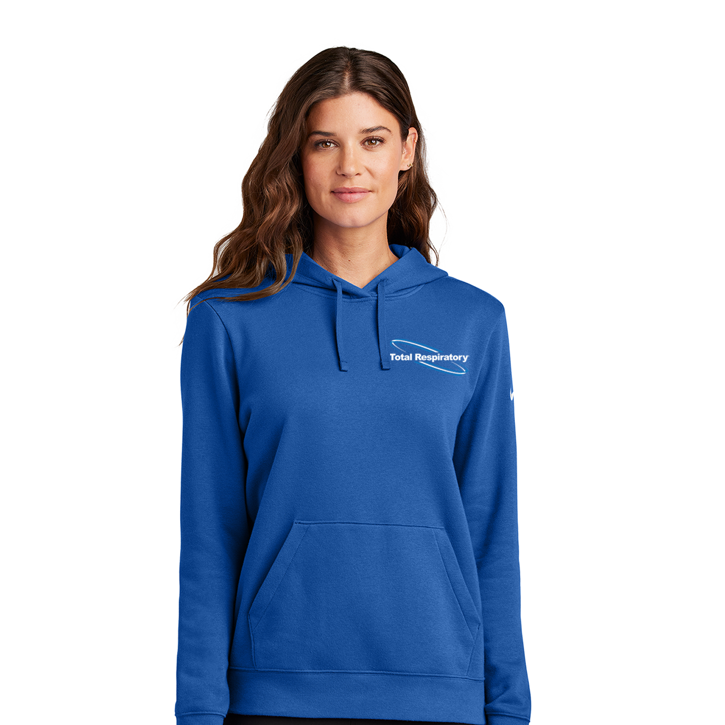 Nike Women's Club Fleece Sleeve Swoosh Pullover Hoodie